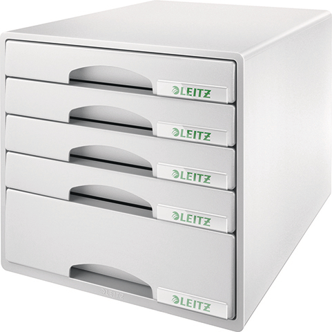 LEITZ Set tiroirs Plus gris 52110085 5 comp.