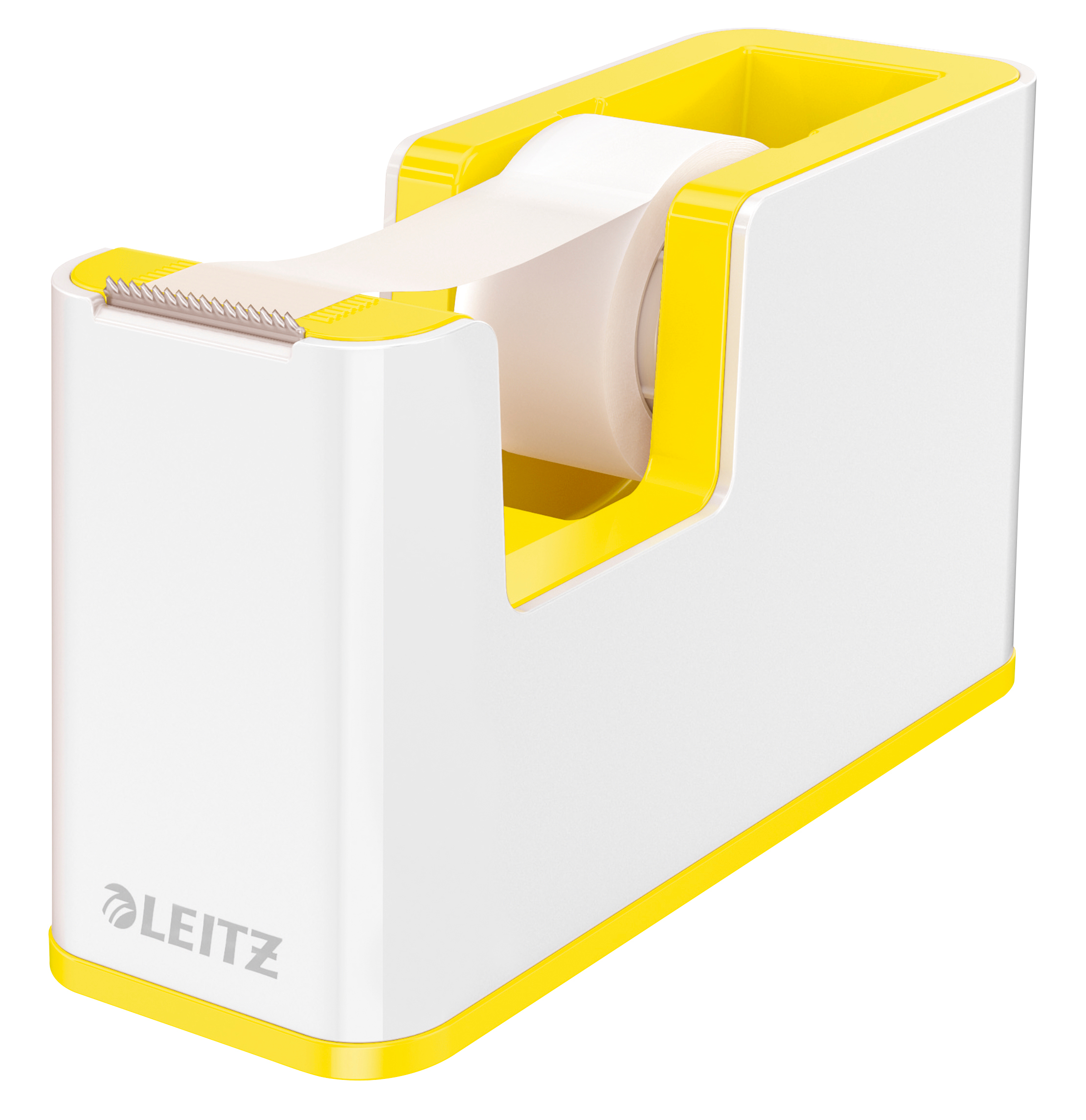LEITZ Tape Dispenser WOW 19mmx33m 5364-10-16 blanc/jaune