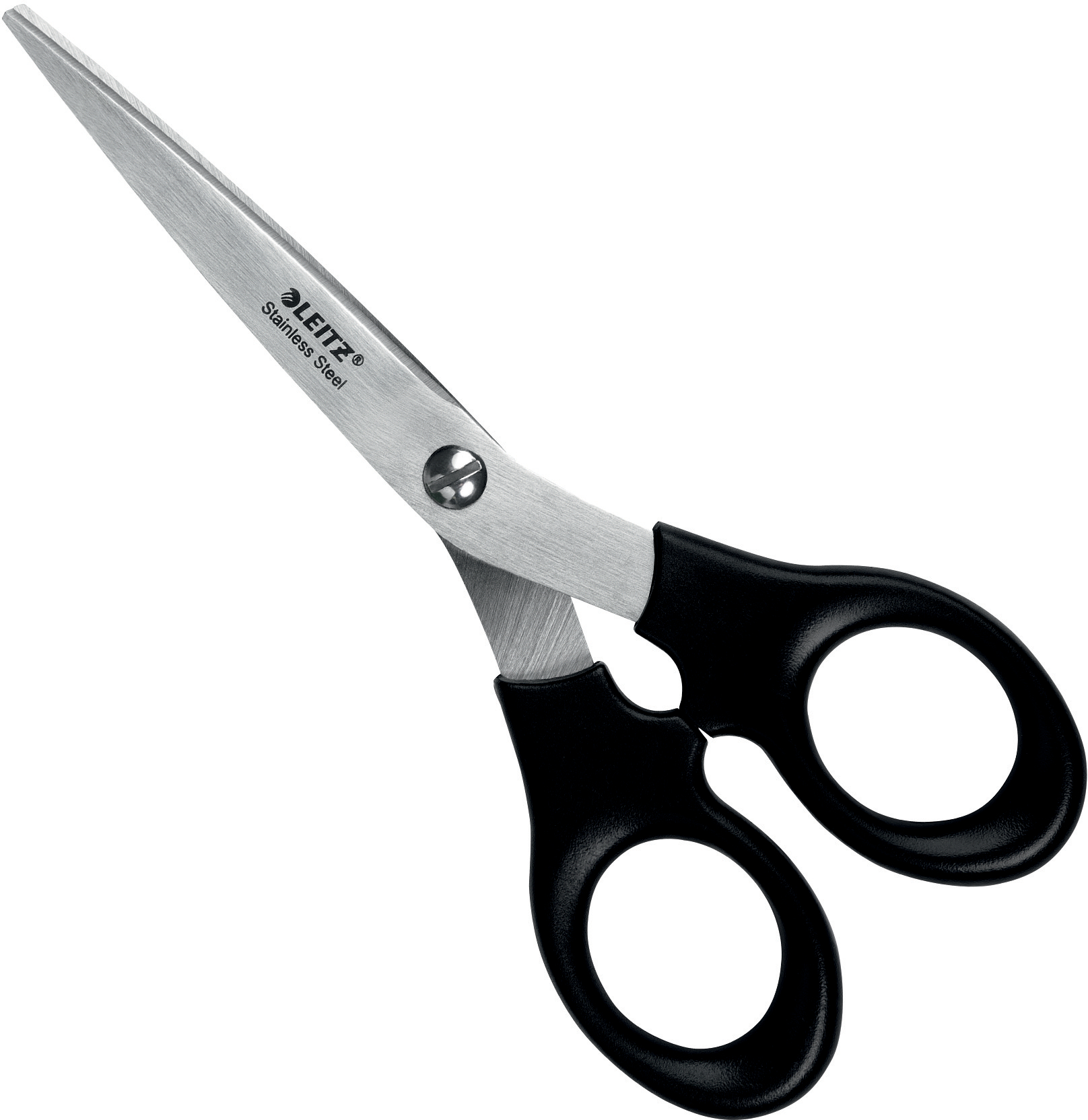 photo LEITZ Ciseaux acier inox 16.5cm 5423-00-95 noir
