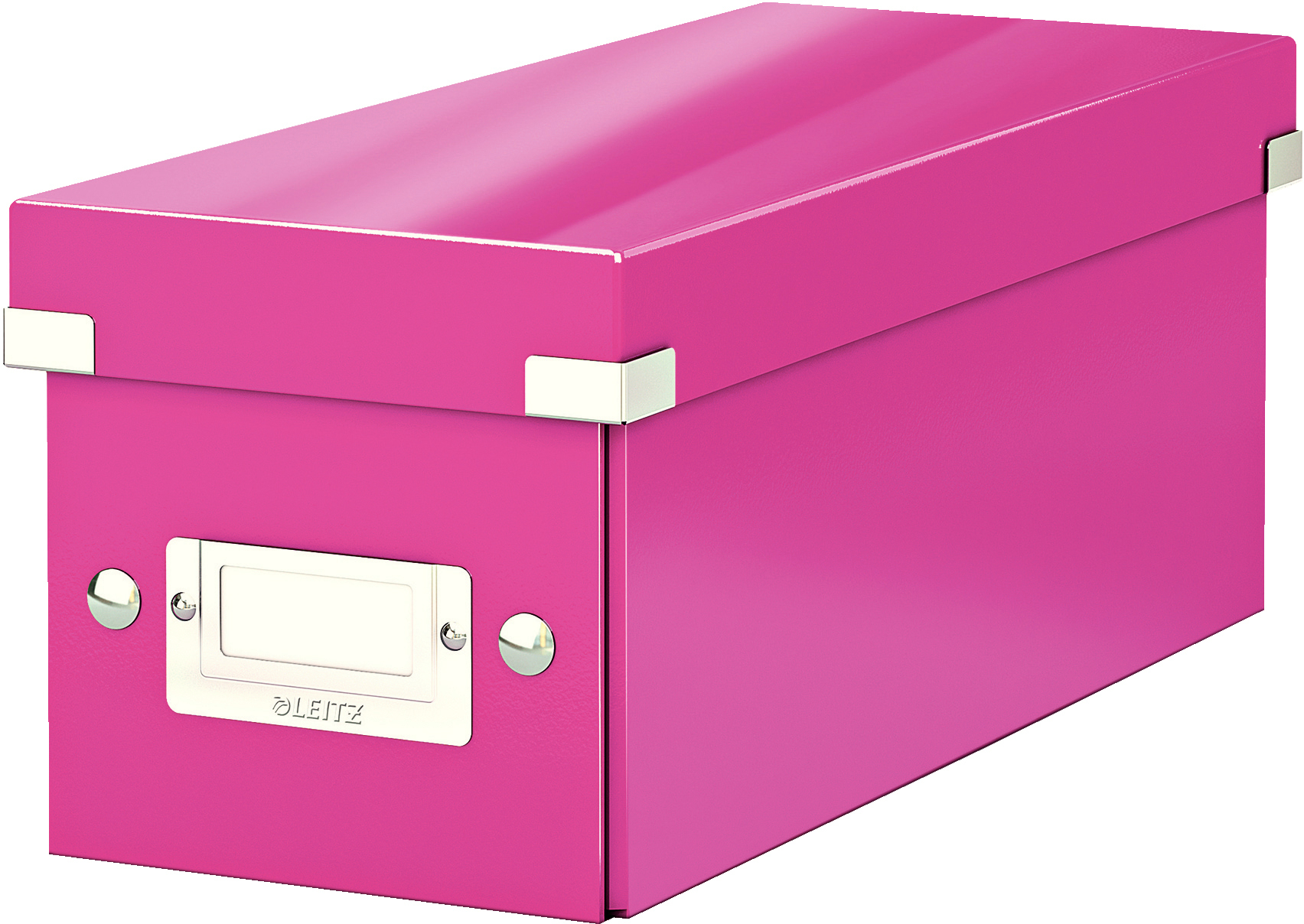 LEITZ Click&Store WOW CD-Box 60410023 pink 14.3x13.6x35.2cm