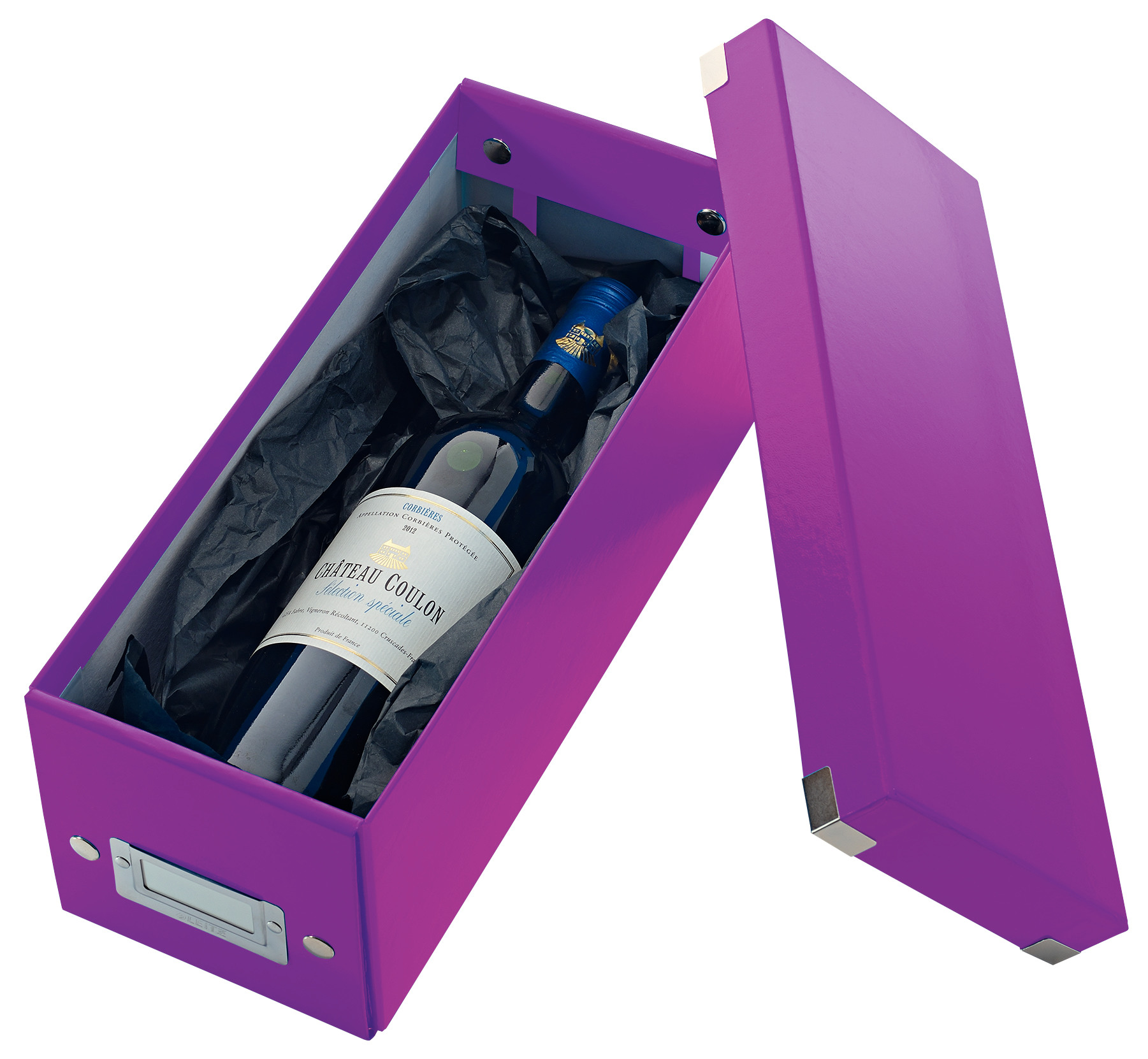 LEITZ Click&Store WOW CD-Box 60410062 violet 143x136x352mm