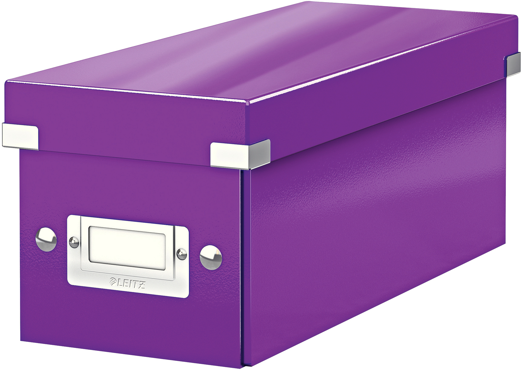 LEITZ Click&Store WOW CD-Box 60410062 violet 14.3x13.6x35.2cm