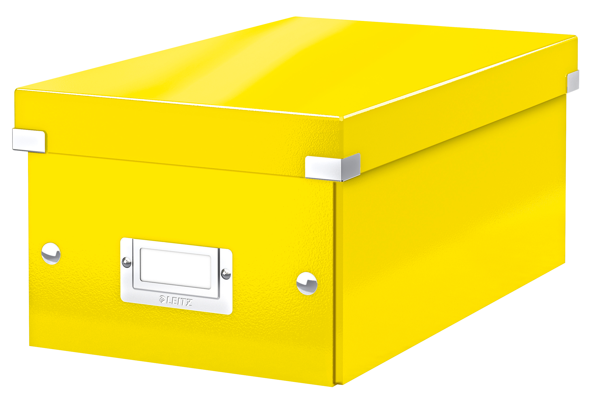 LEITZ Click&Store WOW DVD-Ablagebox 6042-00-16 jaune 20.6x14.7x35.2cm jaune 20.6x14.7x35.2cm