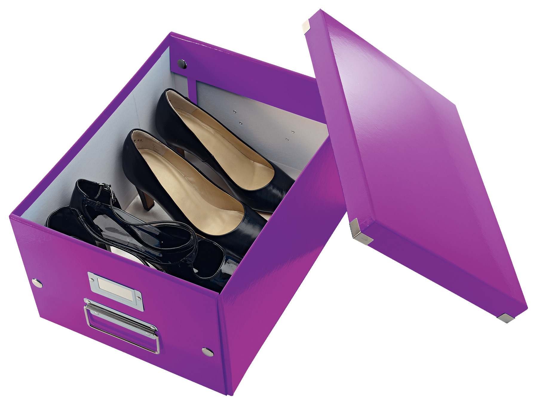 LEITZ Click&Store WOW Box M 60440062 violet 281x200x370mm