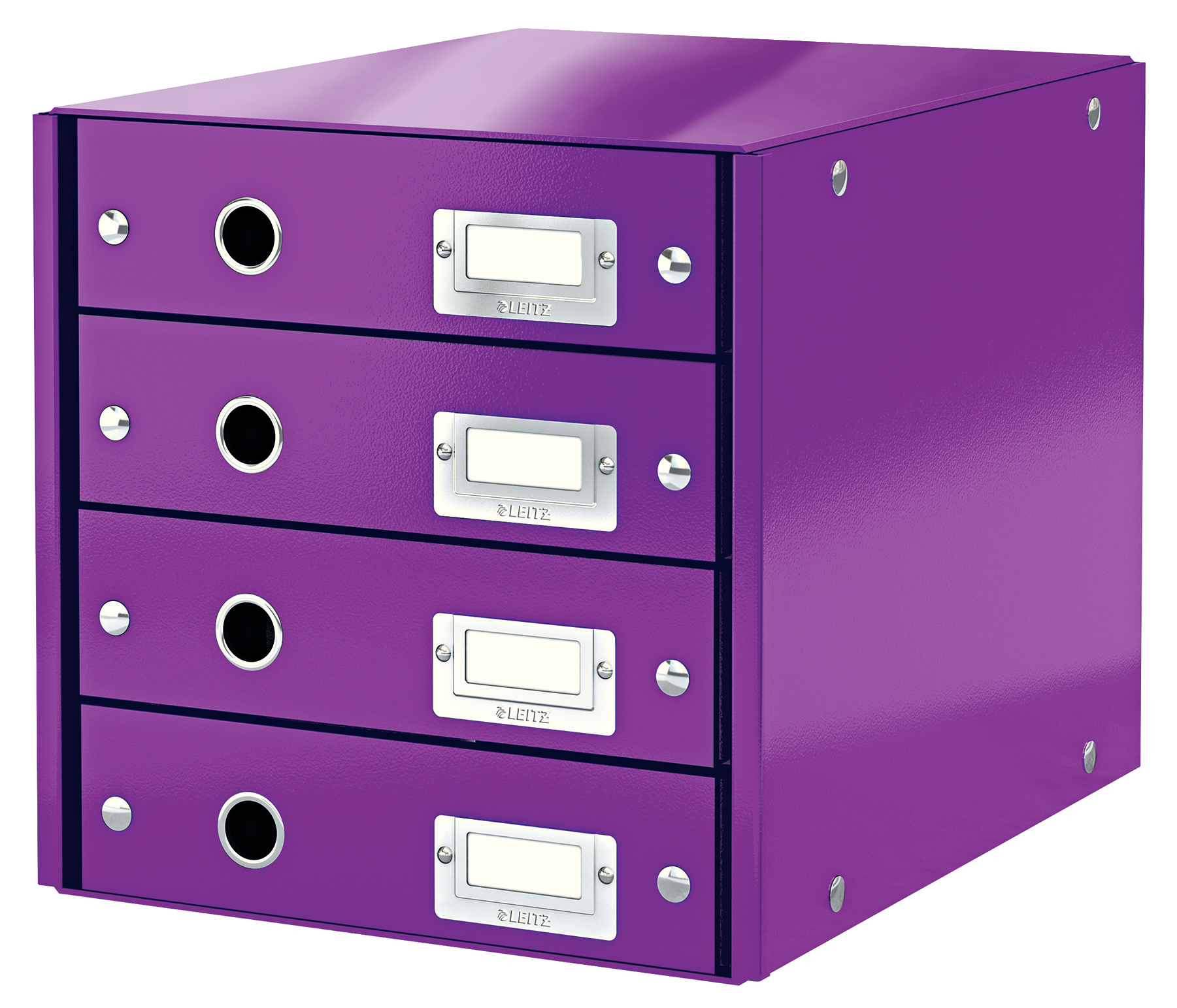 LEITZ Set tiroirs Click & Store A4 6049-00-62 violet 4 tiroirs