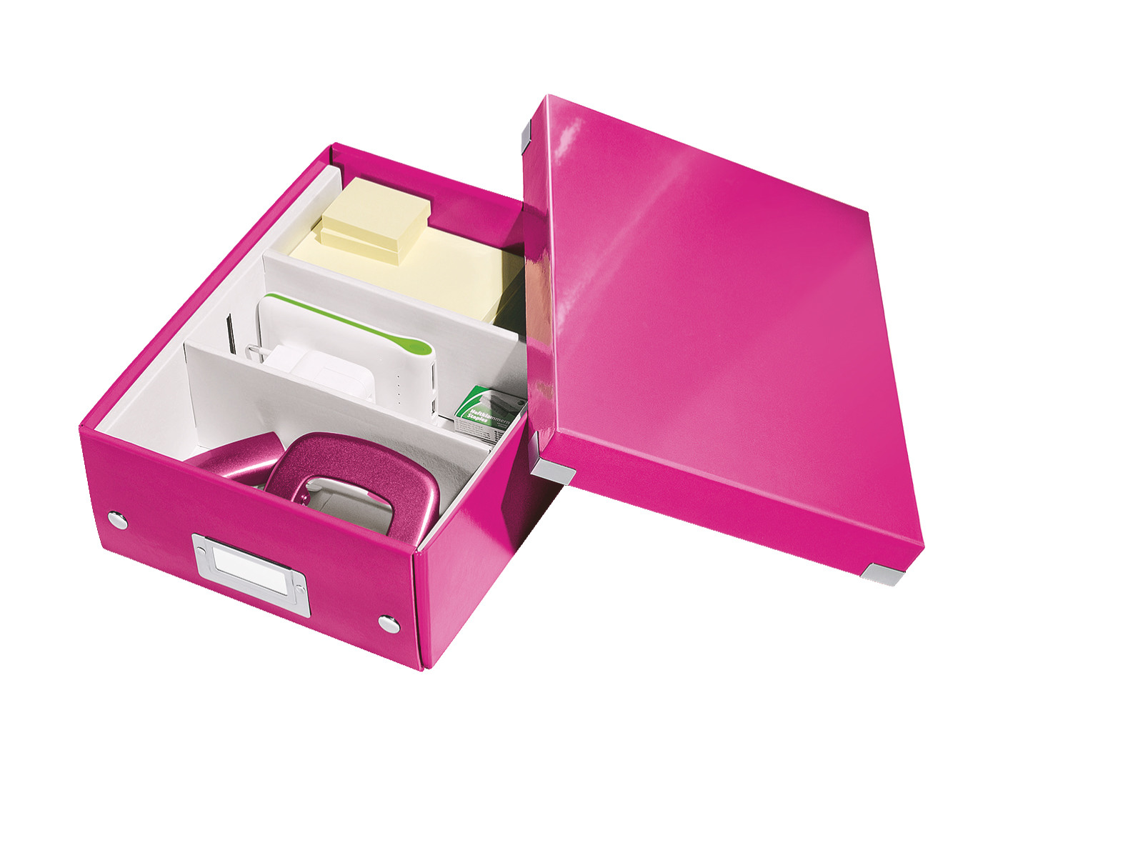 LEITZ Click&Store WOW Org.box S 60570023 pink 22x10x28.5cm