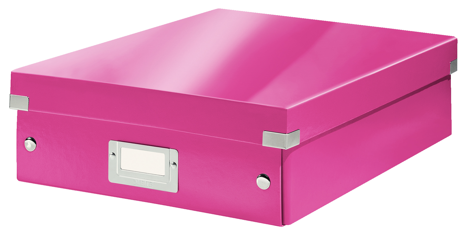 LEITZ Click&Store WOW Org.box M 60580023 pink 28.1x10x37cm