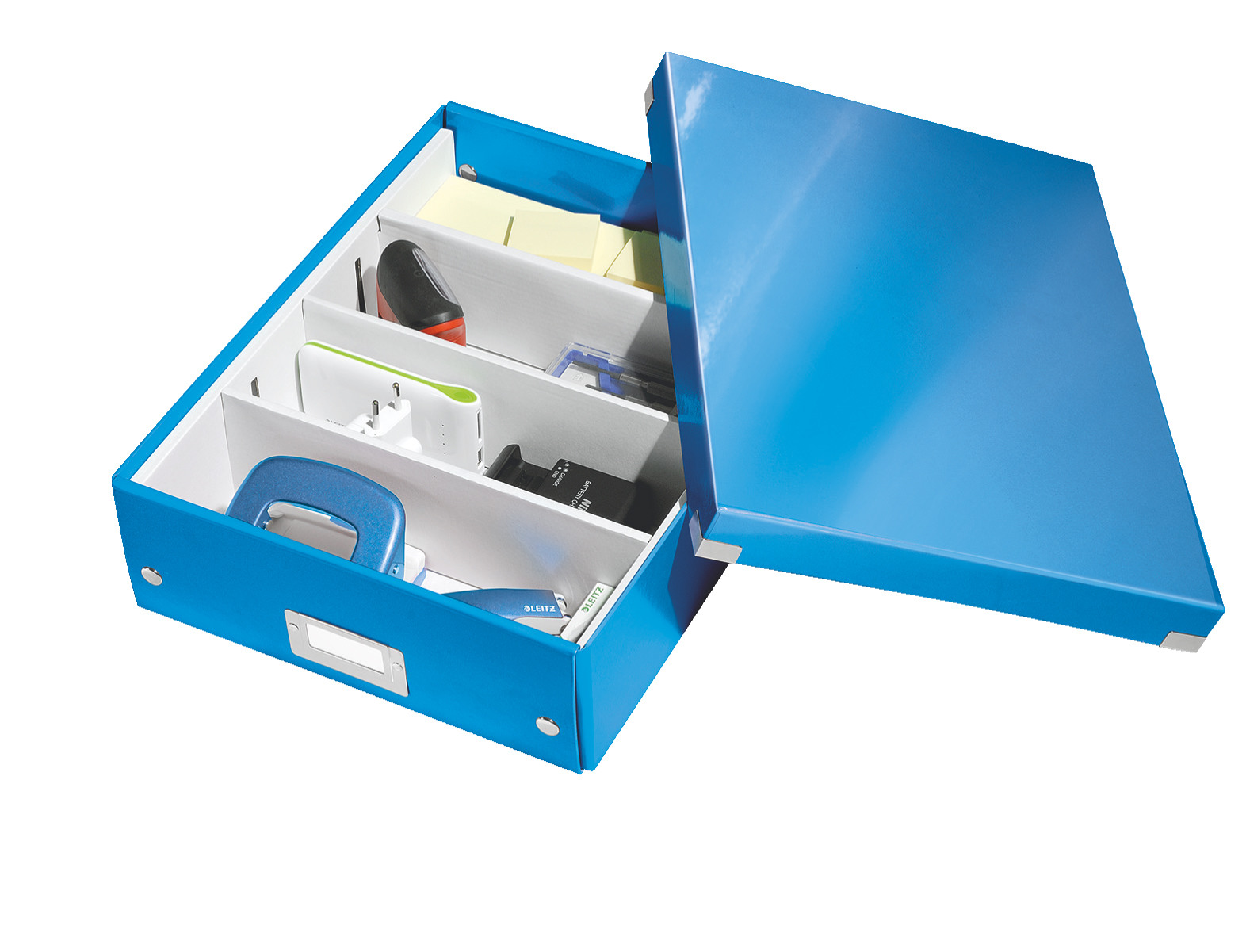 LEITZ Click&Store WOW Org.box M 60580036 bleu 28.1x10x37cm