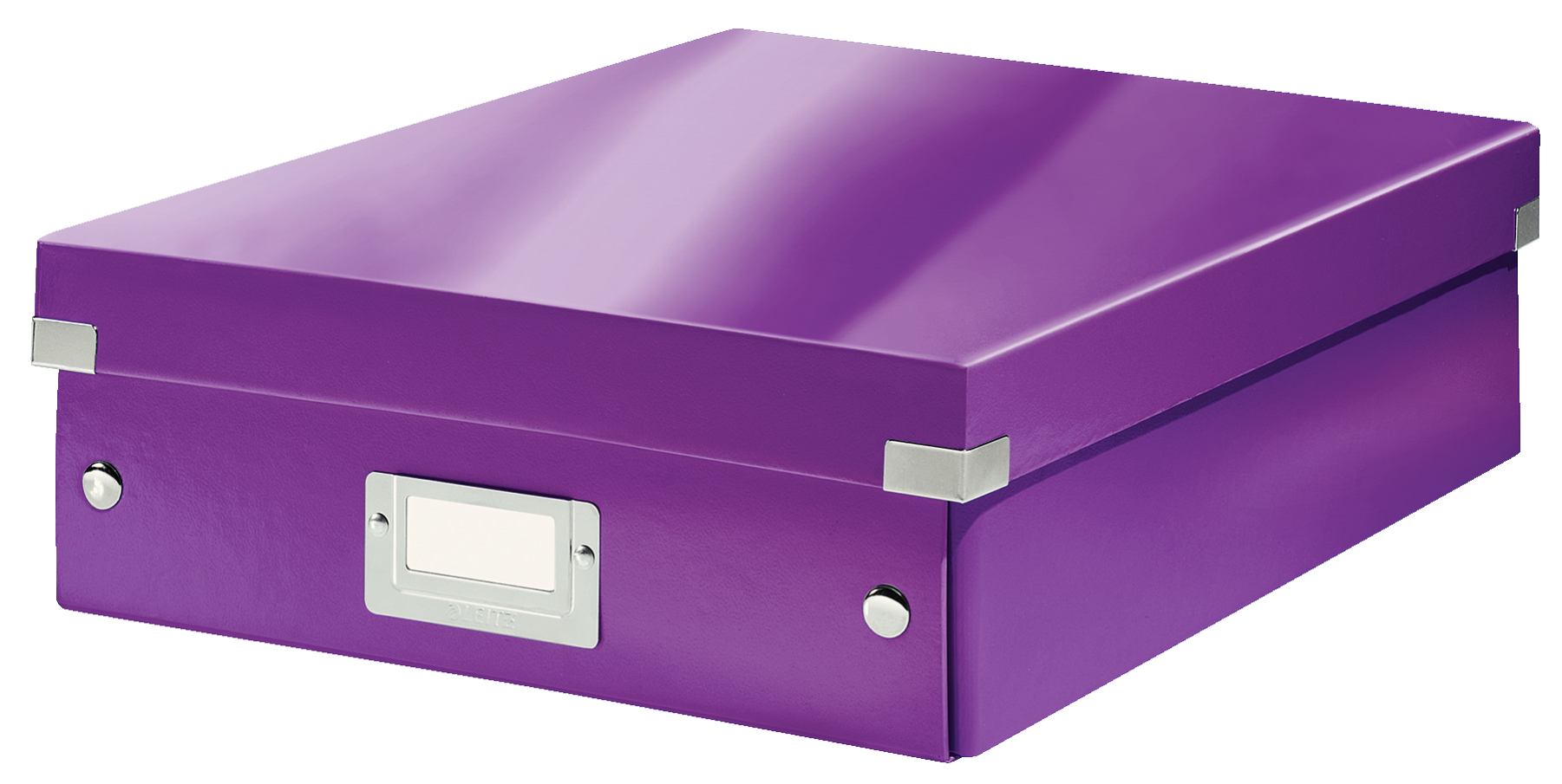 LEITZ Click&Store WOW Org.box M 60580062 violet 281x100x370mm