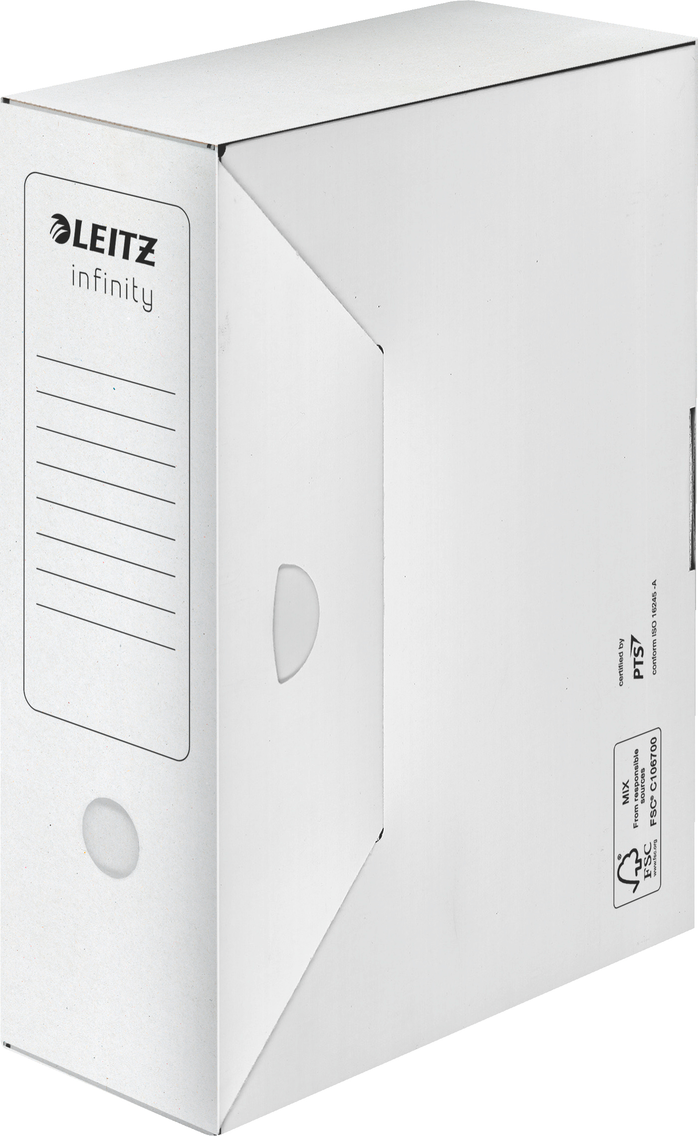LEITZ Infinity boîte d'archive 60890000 blanc 330x100x255mm