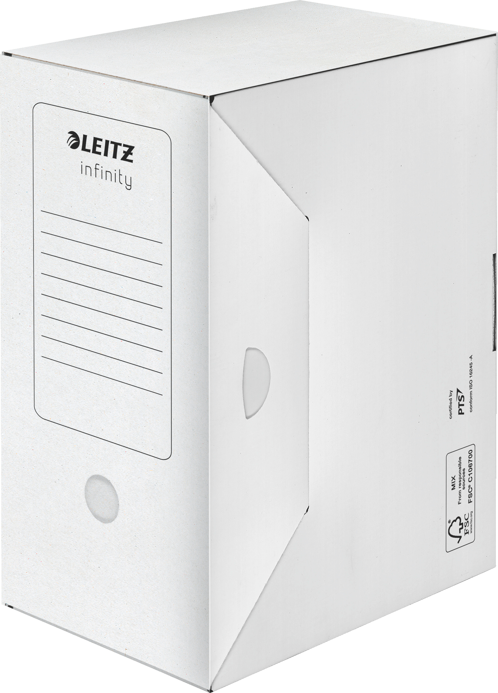 LEITZ Boîte d'archive Infinity 60920000 blanc 330x150x255mm blanc 330x150x255mm