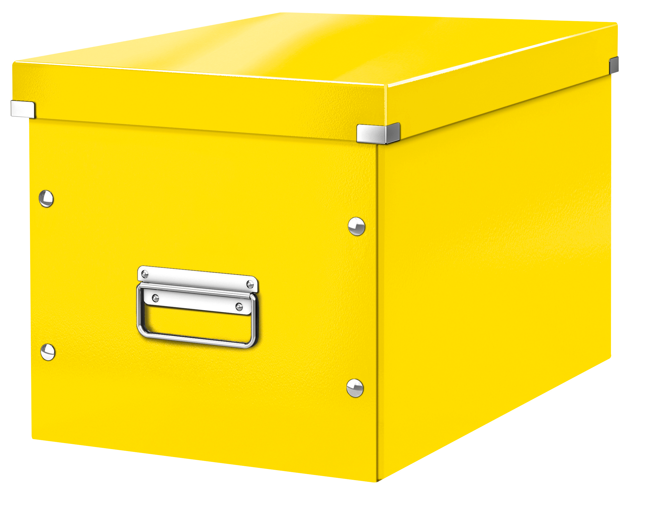 LEITZ Click&Store WOW Cube-Box L 6108-00-16 jaune 32x31x36cm