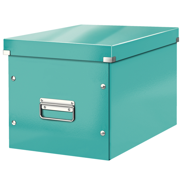 LEITZ Click&Store WOW Cube-Box L 61080051 bleu froid 32x31x36cm bleu froid 32x31x36cm