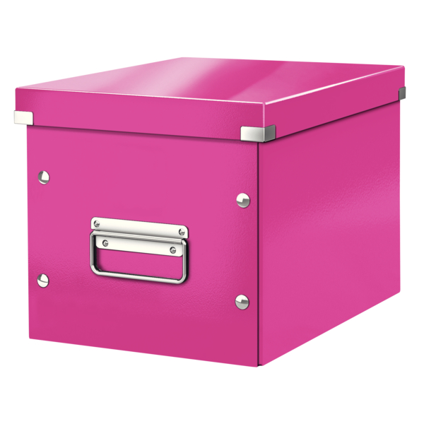 LEITZ Click&Store WOW Cube-Box M 61090023 pink 260x240x260mm