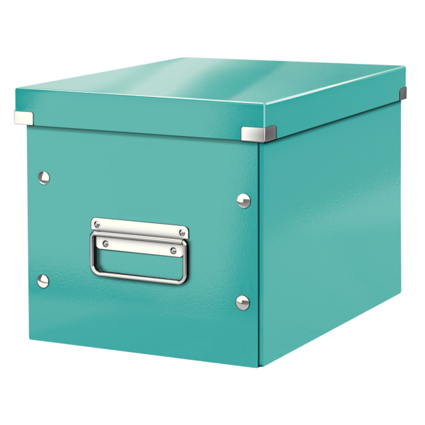 LEITZ Click&Store WOW Cube-Box M 61090051 bleu froid 26x24x26cm