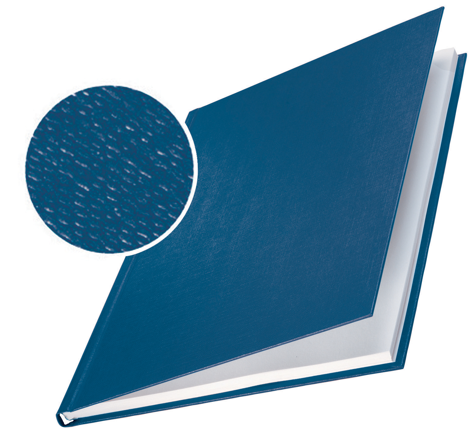 LEITZ Buchbindemappe Hard Cover 3,5mm blau<br>