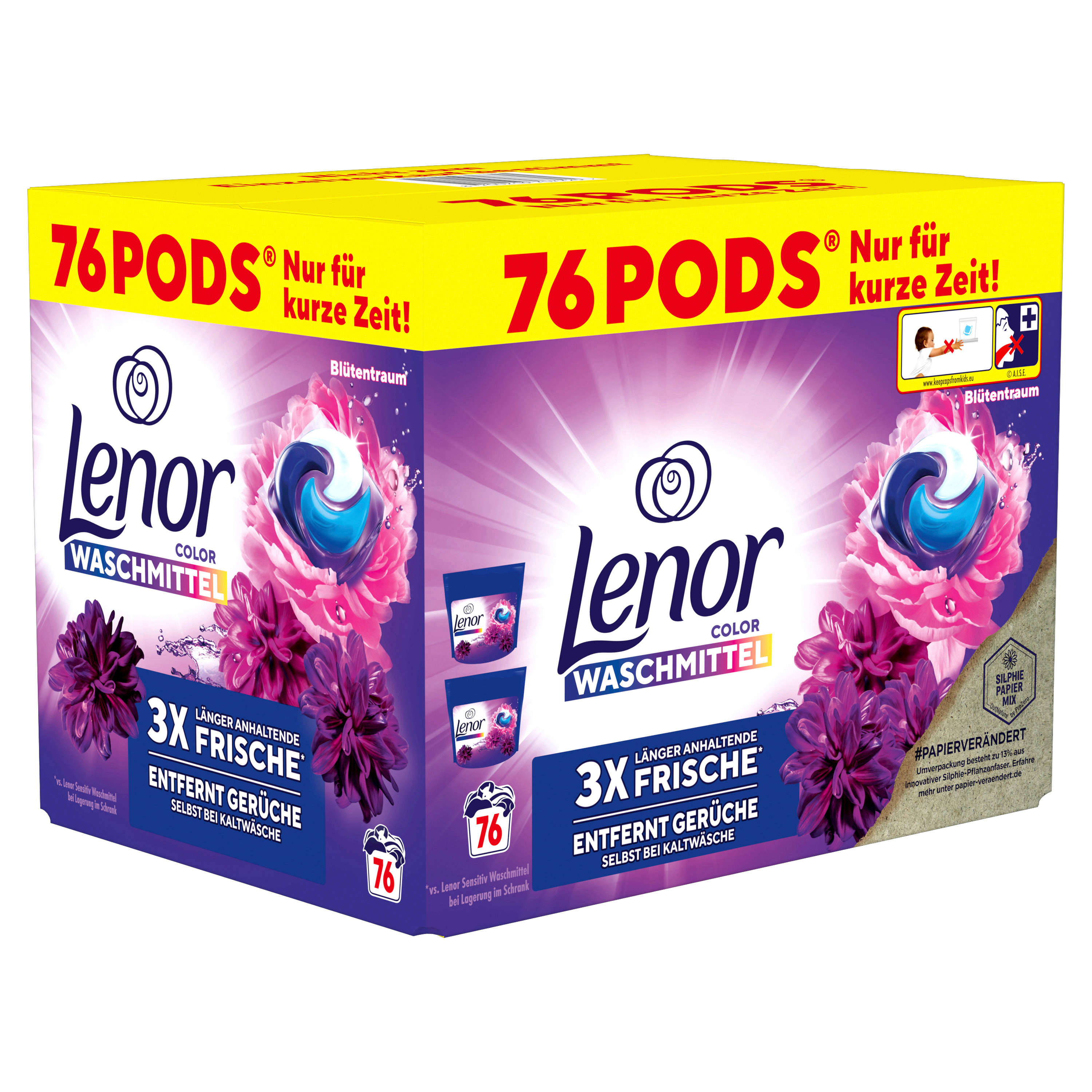 photo LENOR Détergent Allin1 972044 Rêve floral 76 Pods