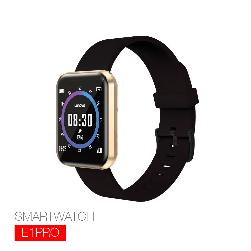 LENOVO Smartwatch E1 Pro black/gold E1 PRO-GD