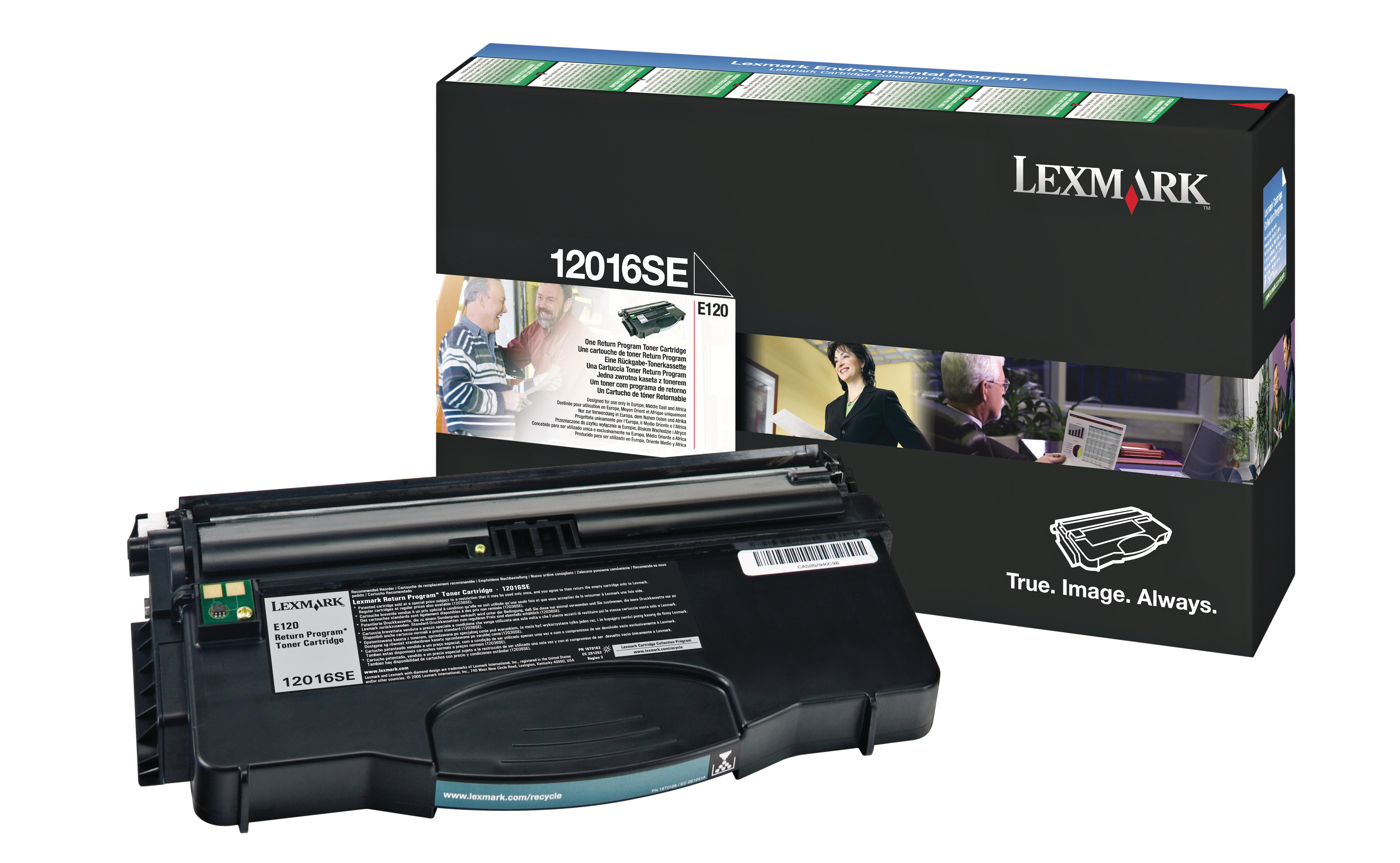 photo LEXMARK Cartouche toner prebate noir 12016SE E120n 2000 pages