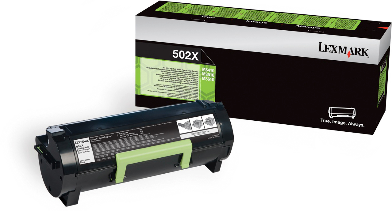 photo LEXMARK Cart. toner return HY noir 50F2X00 MS410/610 10'000 pages