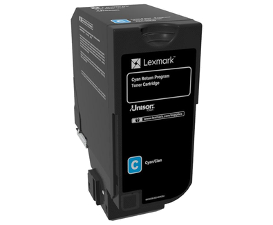 photo LEXMARK Cart. toner return cyan 74C20C0 CS720/725/CX725 3000 pages