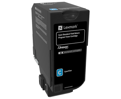 photo LEXMARK Cart. toner return cyan 74C2SCO CS720/725/CX725 7000 pages