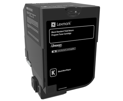 photo LEXMARK Cart. toner return noir 74C2SKO CS720/725/CX725 7000 pages