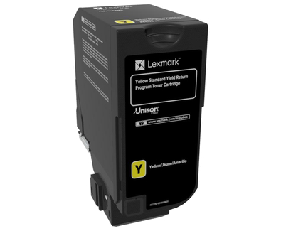 photo LEXMARK Cart. toner return yellow 74C2SYO CS720/725/CX725 7000 pages