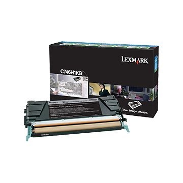 photo LEXMARK Cartouche toner return noir C746H1KG C746/C748 12'000 pages