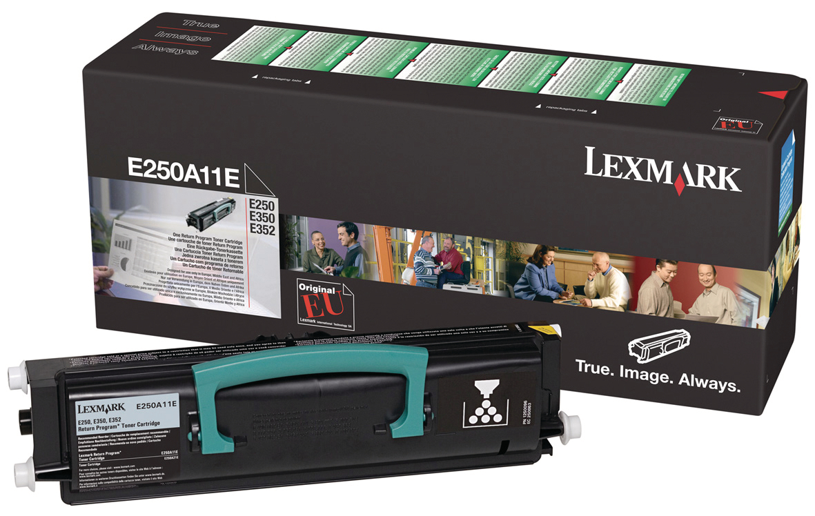 photo LEXMARK Cartouche toner return noir E250A11E E250/350/352 3500 pages