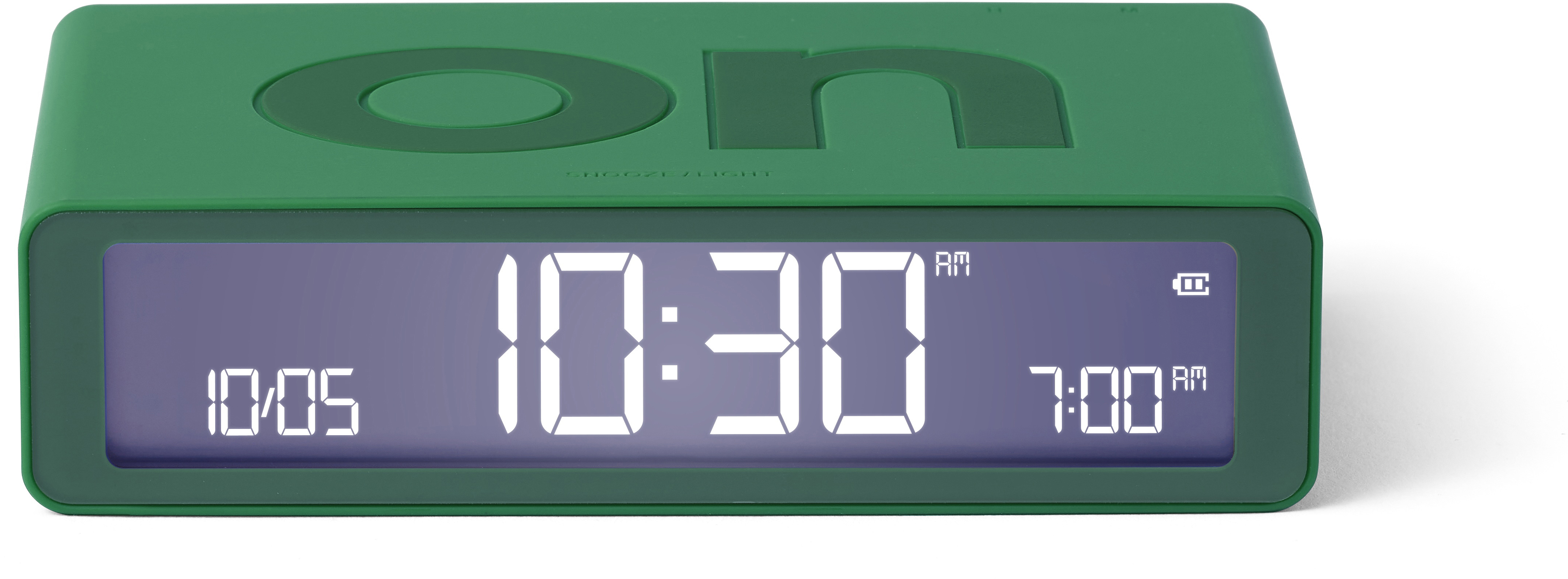 photo LEXON Réveil Flip Classic LR157V2 vert, USB-C