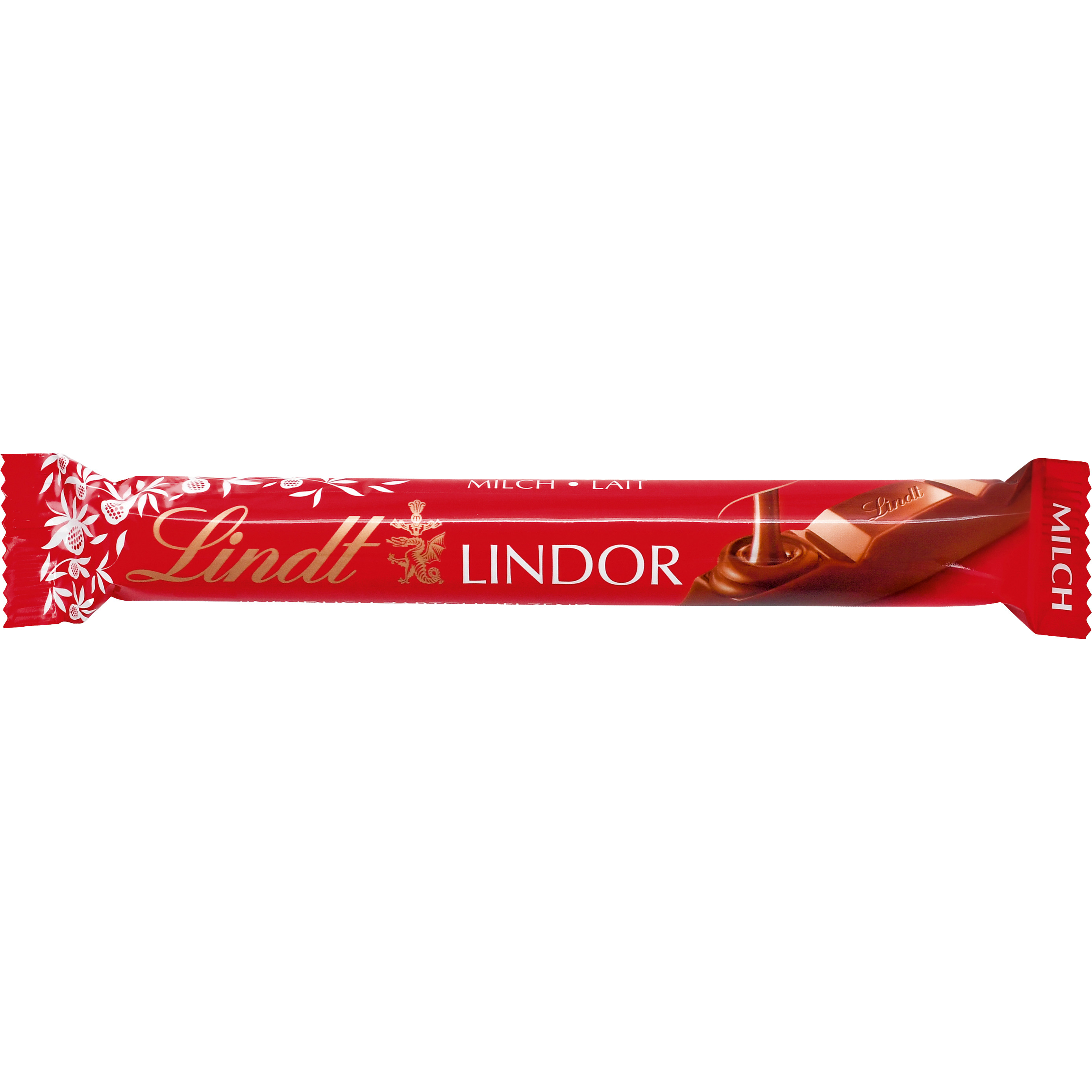 LINDT Barre de chocolat 631318 Lait Lindor 24x38g