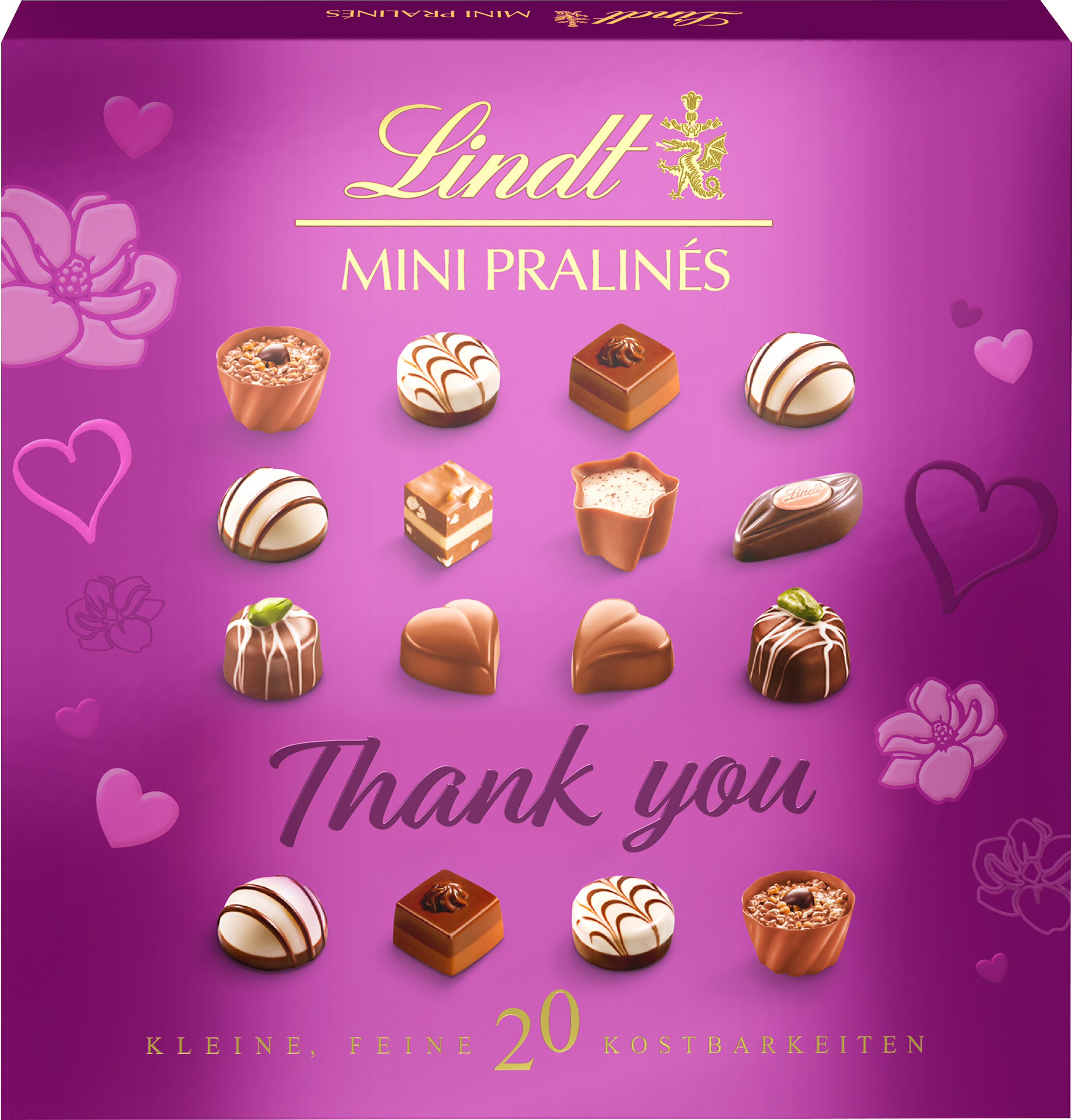 LINDT Mini Pralinés 639698 Thank you 100g