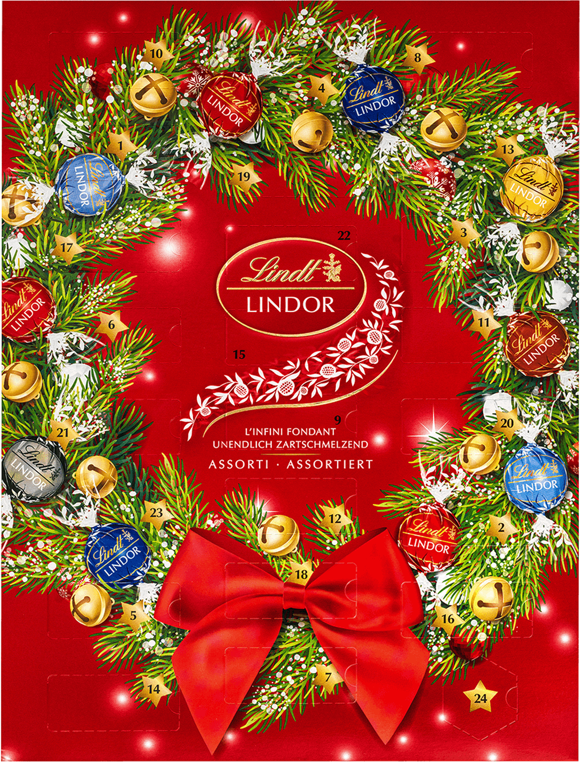 LINDT Adventskalender Lindor 660144 299g