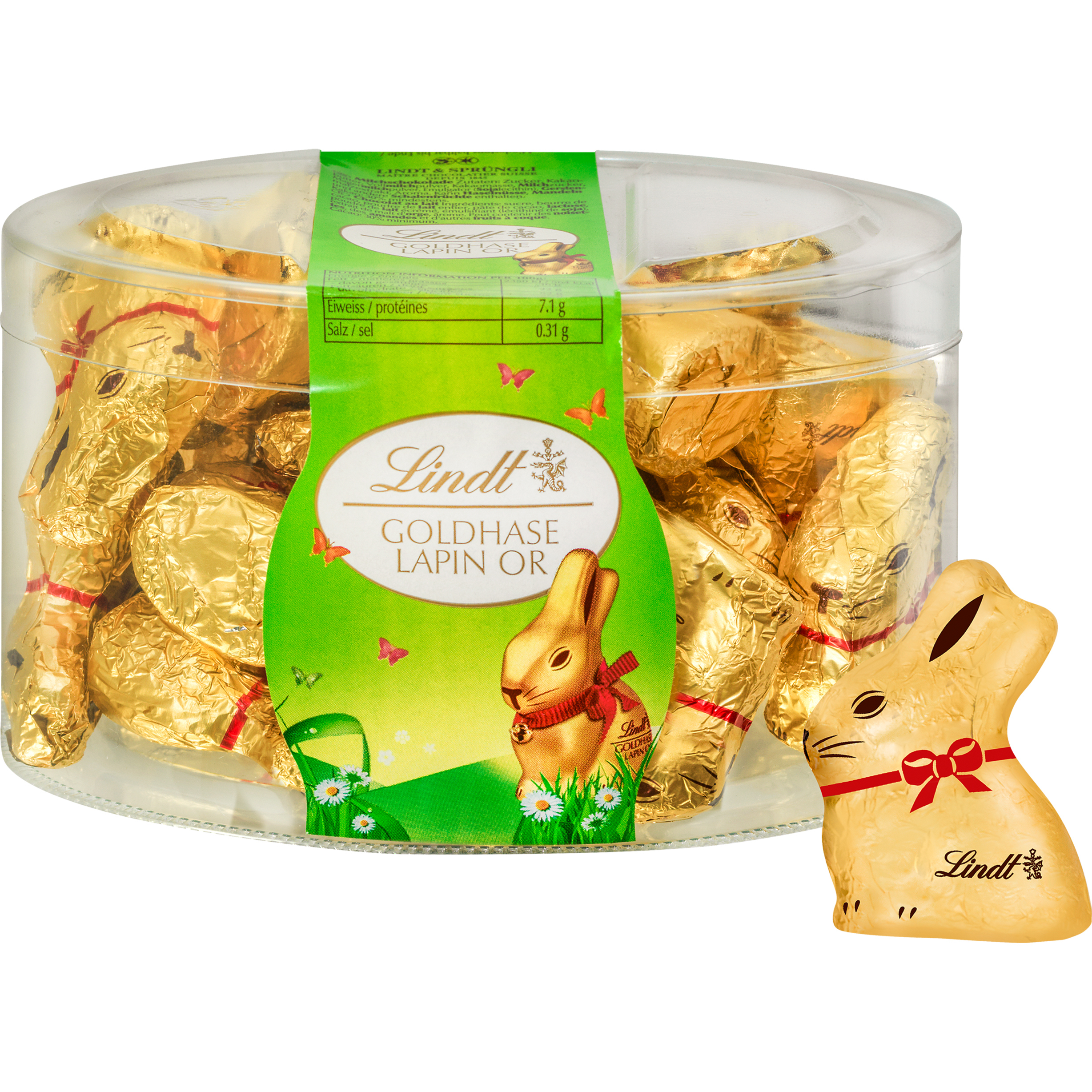 photo LINDT Lapin d'or lait 664176 Boîte 200g
