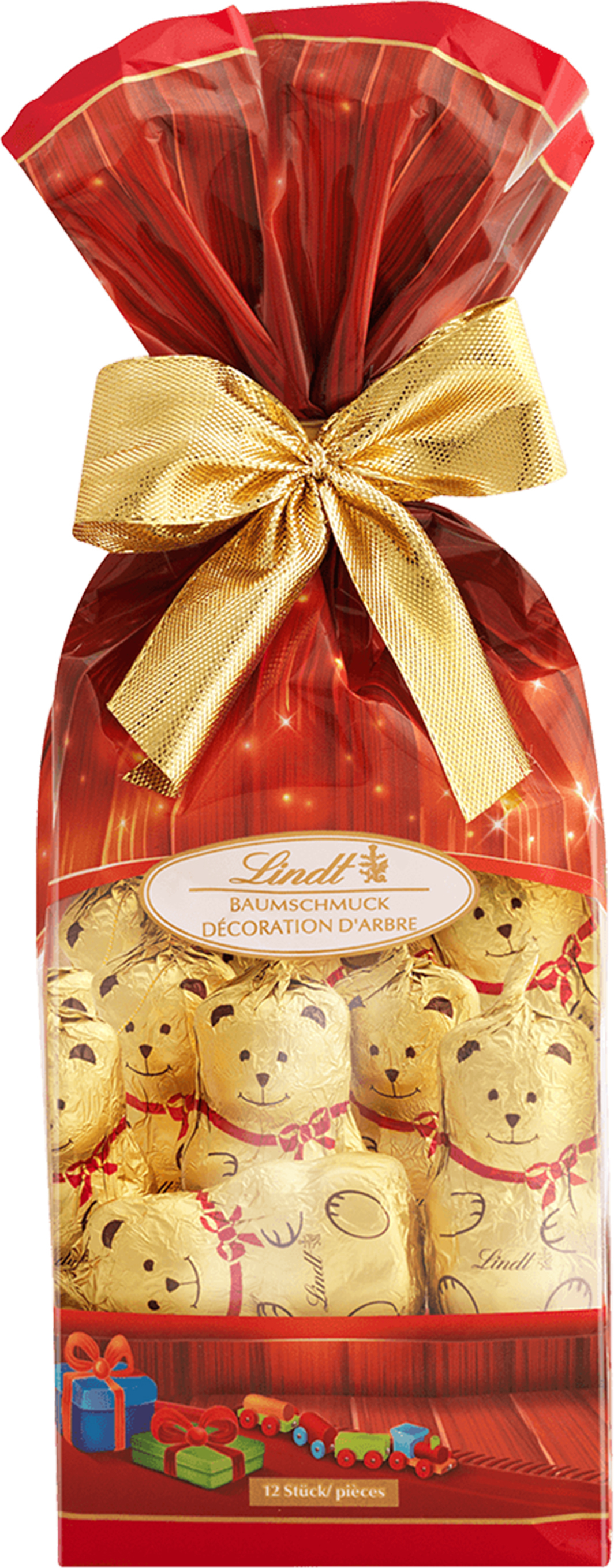 LINDT Teddy Milch 670827 Weihnachtsbaumschuck 120g