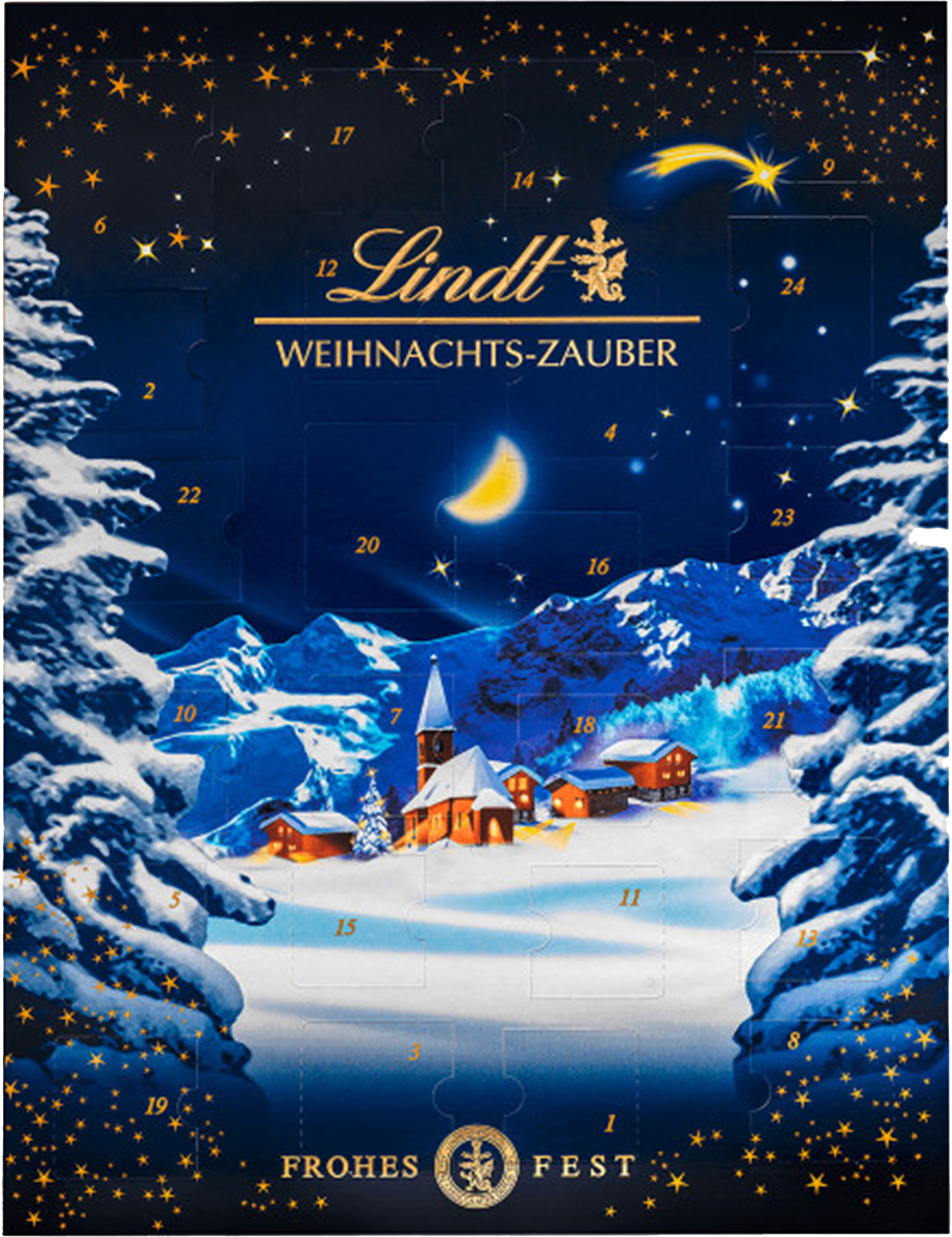 LINDT Adventskalender 671174 Weihnachtszauber 265g