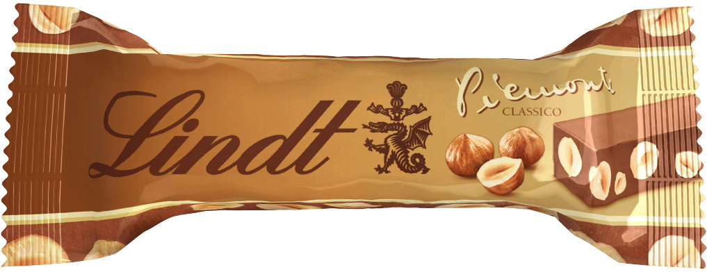 LINDT Barre de chocolat 680430 Piemonte Lait 36x33g