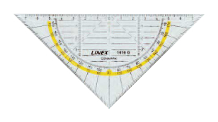 LINEX Triangle géom. 14cm 100414085 transparent