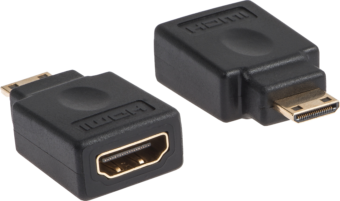 LINK2GO Adapter Mini-HDMI - HDMI AD5111BB male/female male/female