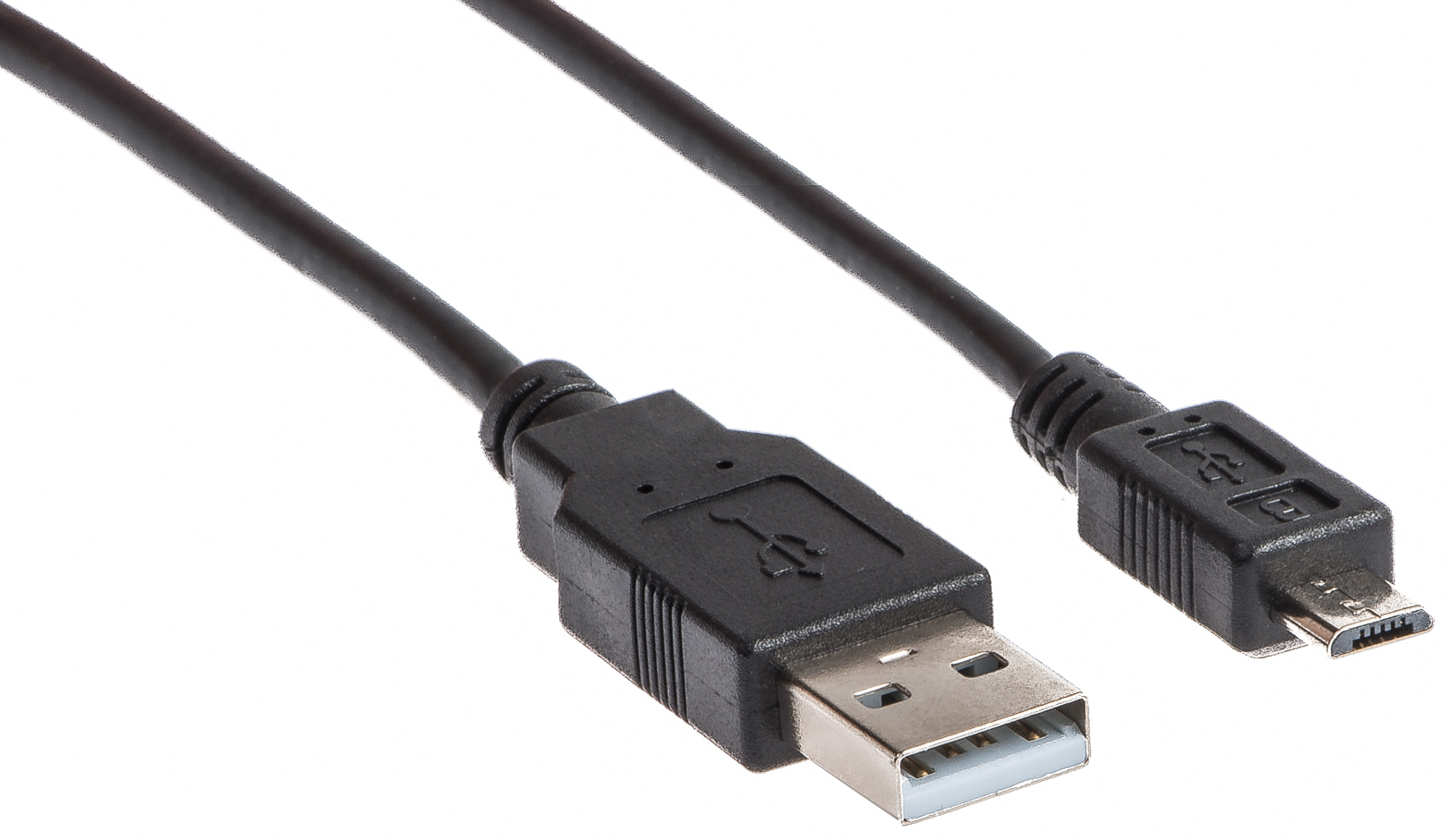LINK2GO USB 2.0 Cable, A - Micro-B US2313KBB male/male, 2.0m male/male, 2.0m