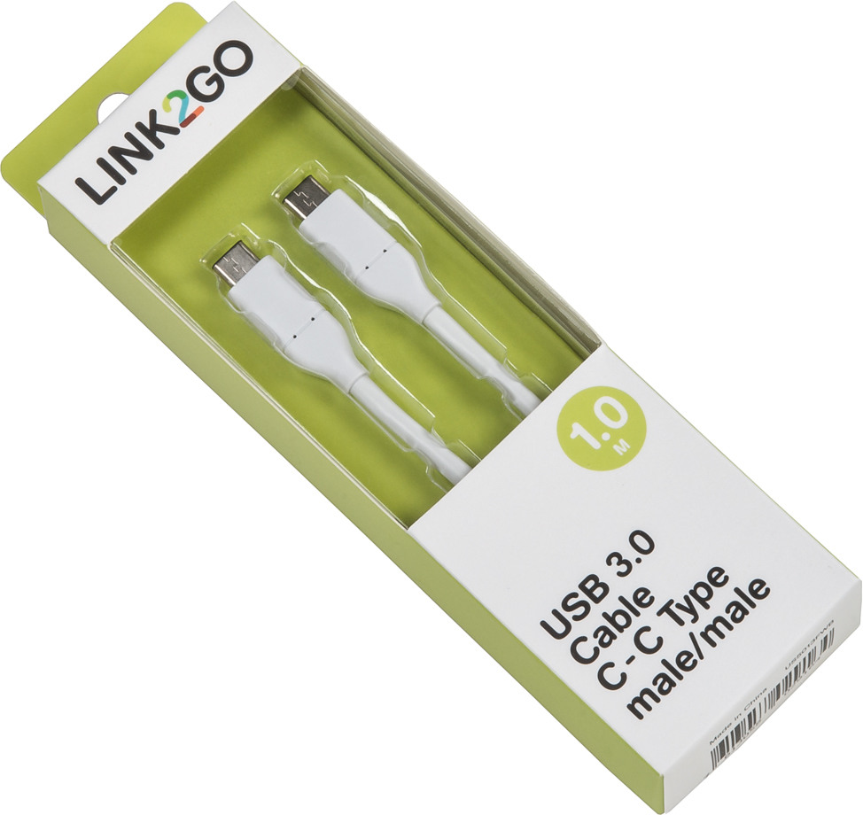 LINK2GO USB 3.0 Cable C-C Type US5013FWB male/male, 1.0m