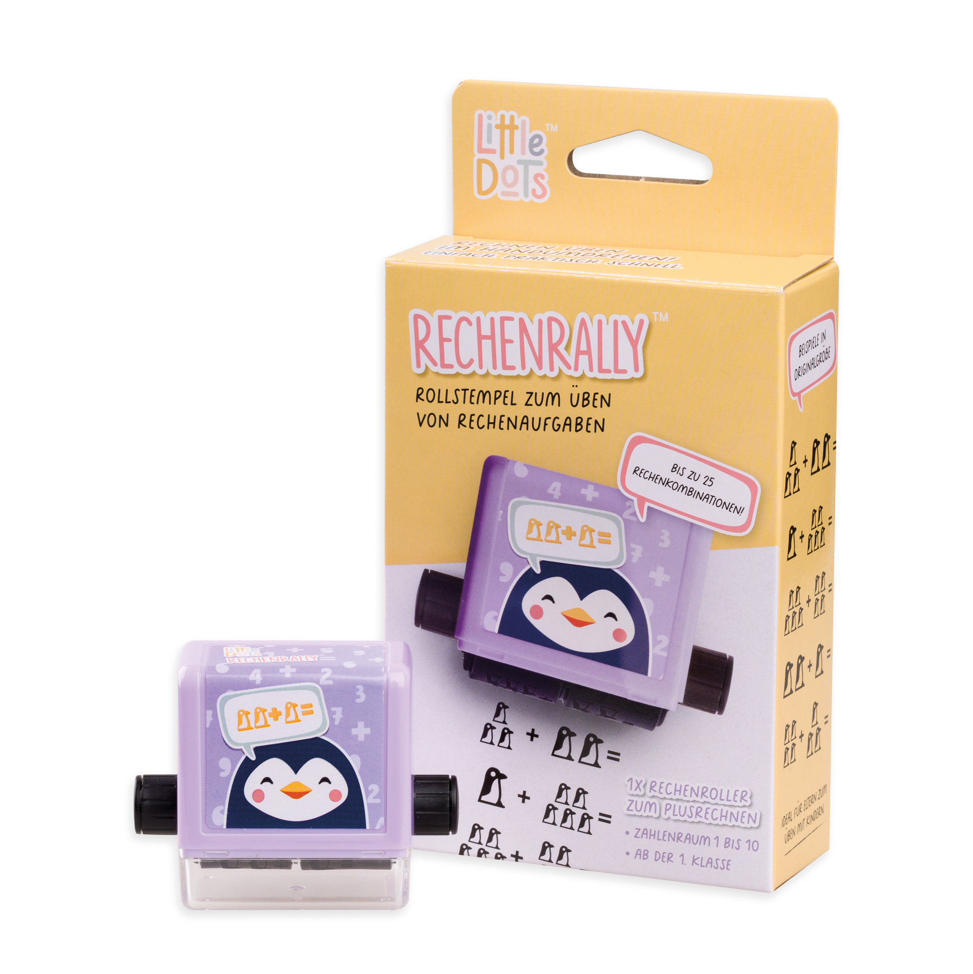 photo LITTLE DOTS Rallye calcul tampon rouleau 160ROLLSTEMP Plus calculer, Symboles