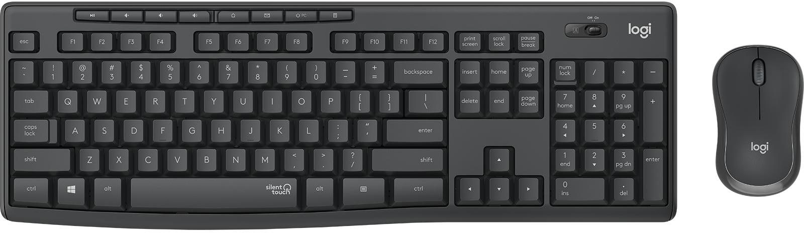 photo LOGITECH Tastatur-Maus-Set MK295 920-009796 Graphite CH-Layout