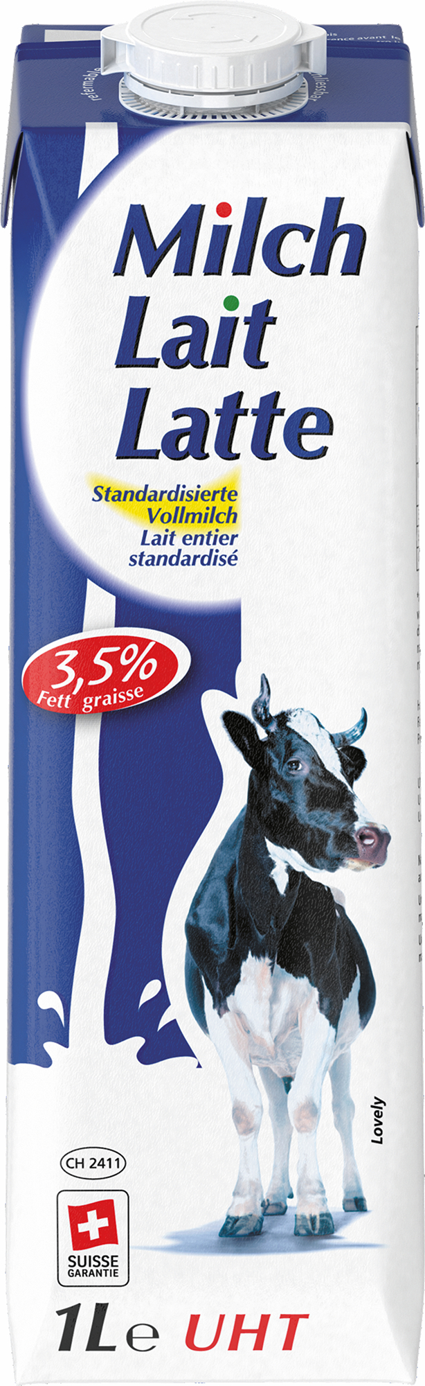 LOVELY Vollmilch 3,5%, UHT 23450 1 l