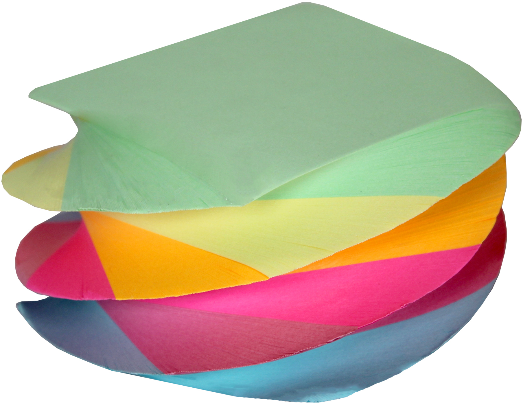 photo M&M Bloc Papier 86x86mm 69110300 coloré tourné, 80g 600 flls.