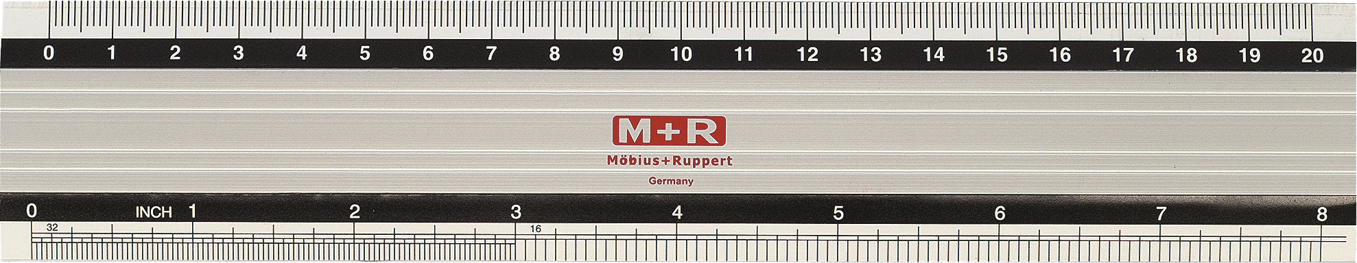 M+R Règle met. 20cm 718200000 scala Alu