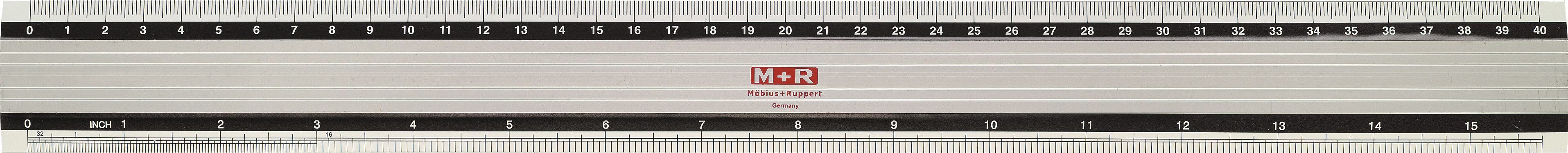 M+R Règle met. 40cm 718400000 scala Alu