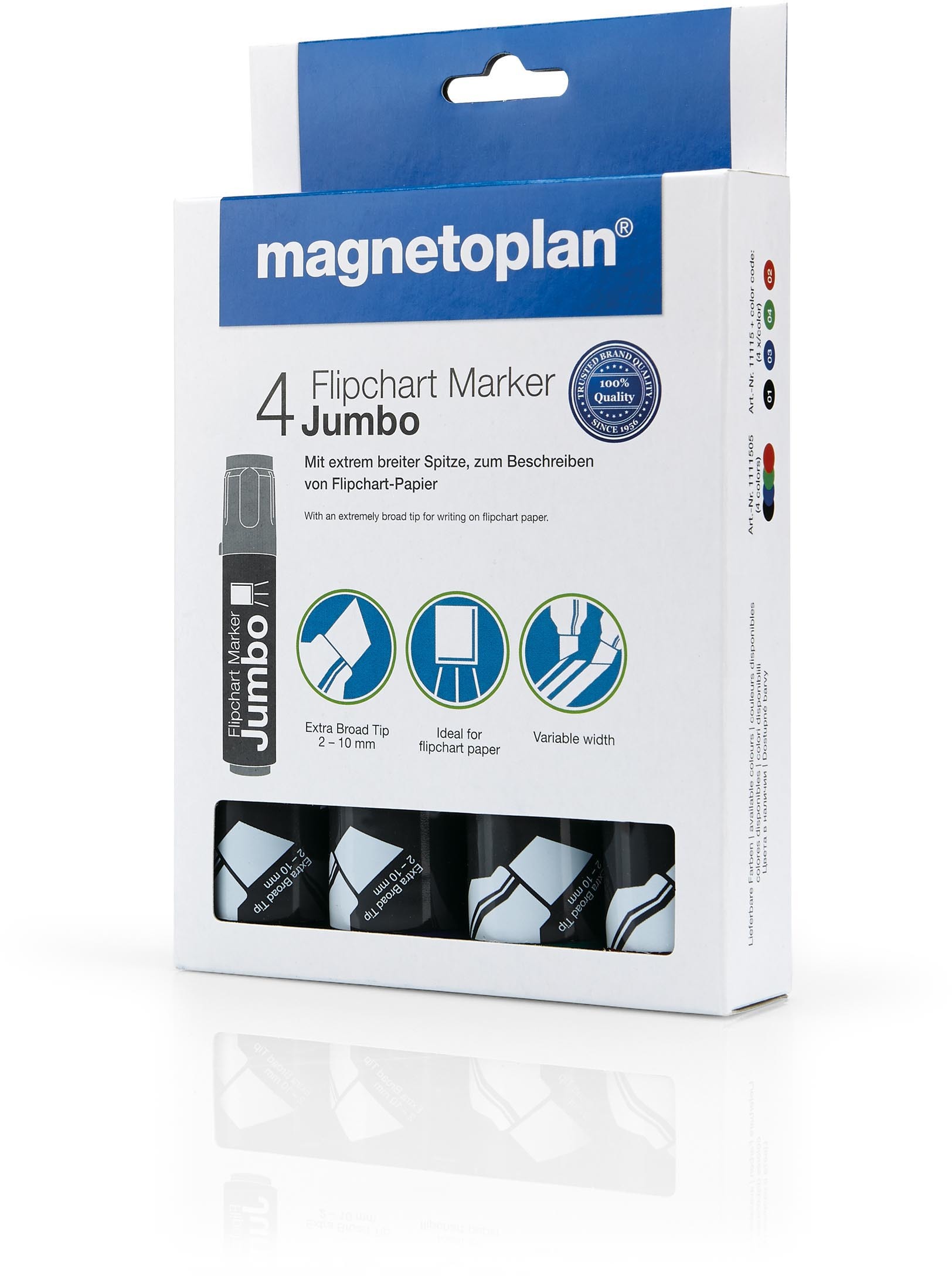 MAGNETOPLAN Flipchart Marker Jumbo 1111505 ass.