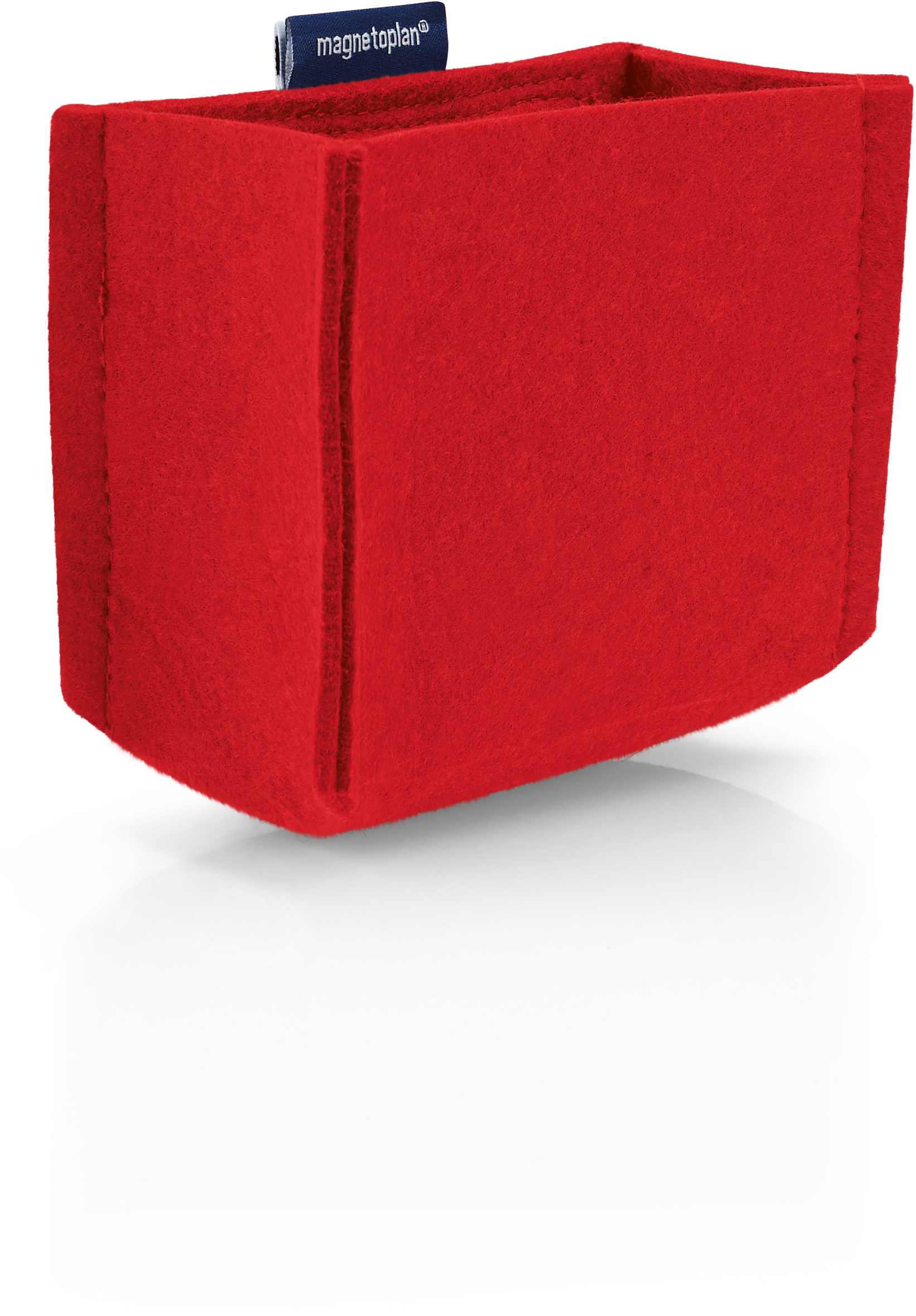 MAGNETOPLAN Porte stylo magnetoTray M 1227706 rouge, feutre recyclé rouge, feutre recyclé